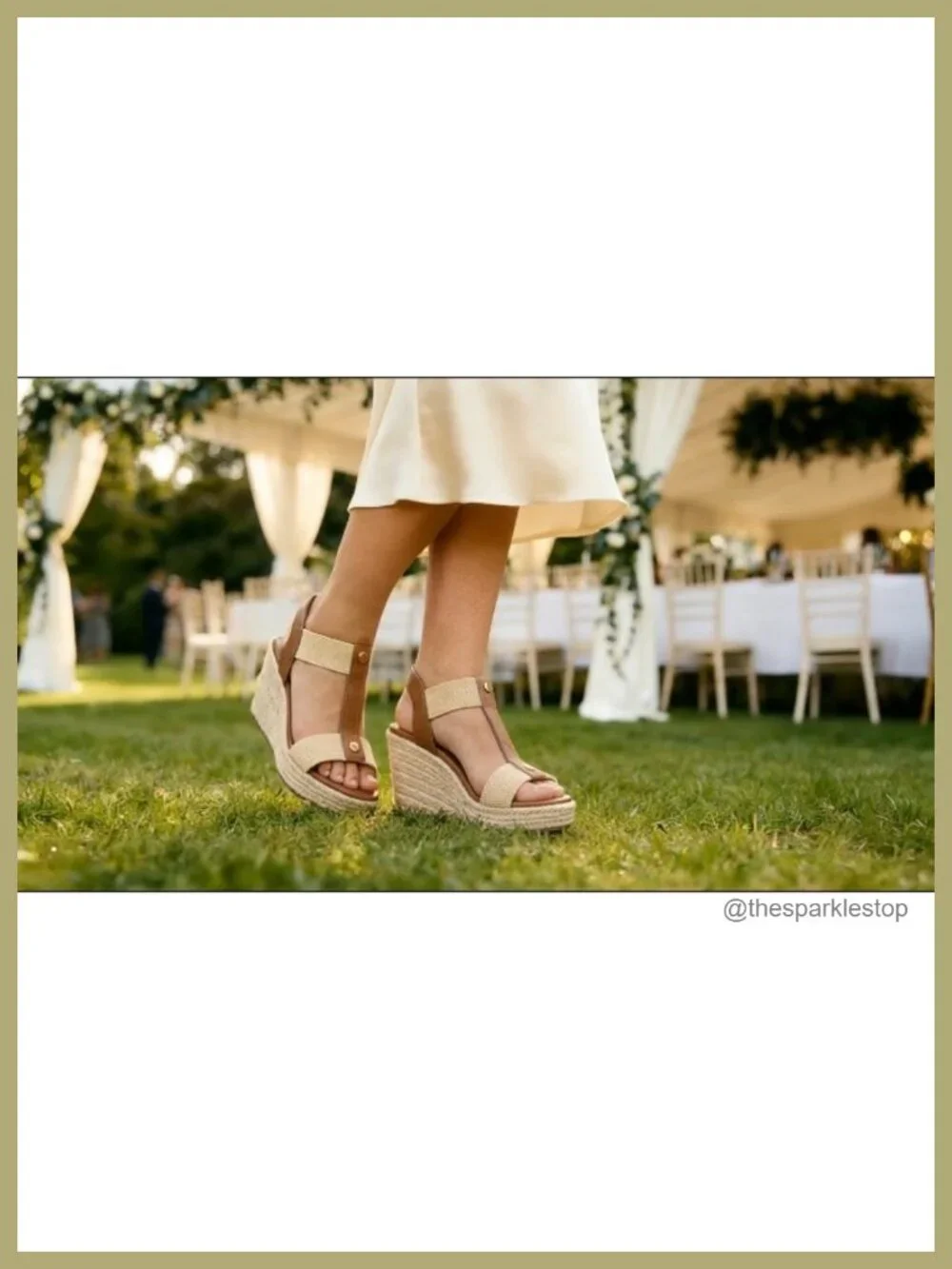 Women's Espadrille Low Platform Wedge Sandals with Woven Straps | PU and